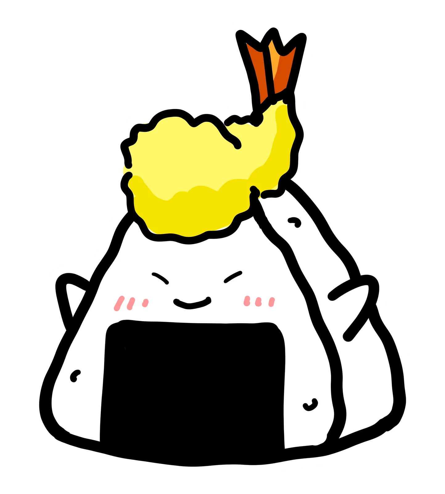 おむすび コメ結び エビフライ