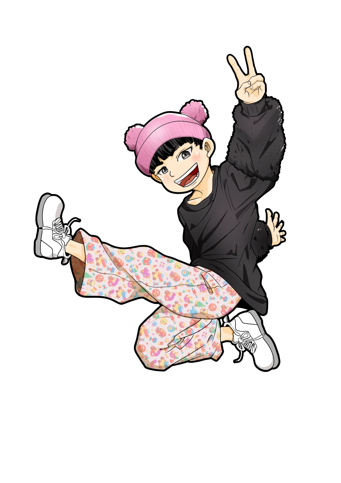 マイ☆ポジ様　似顔絵イラスト 詳細画像 4